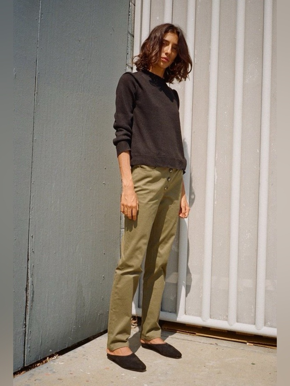 Jenni Kayne Bardot Pant In Olive Size 6